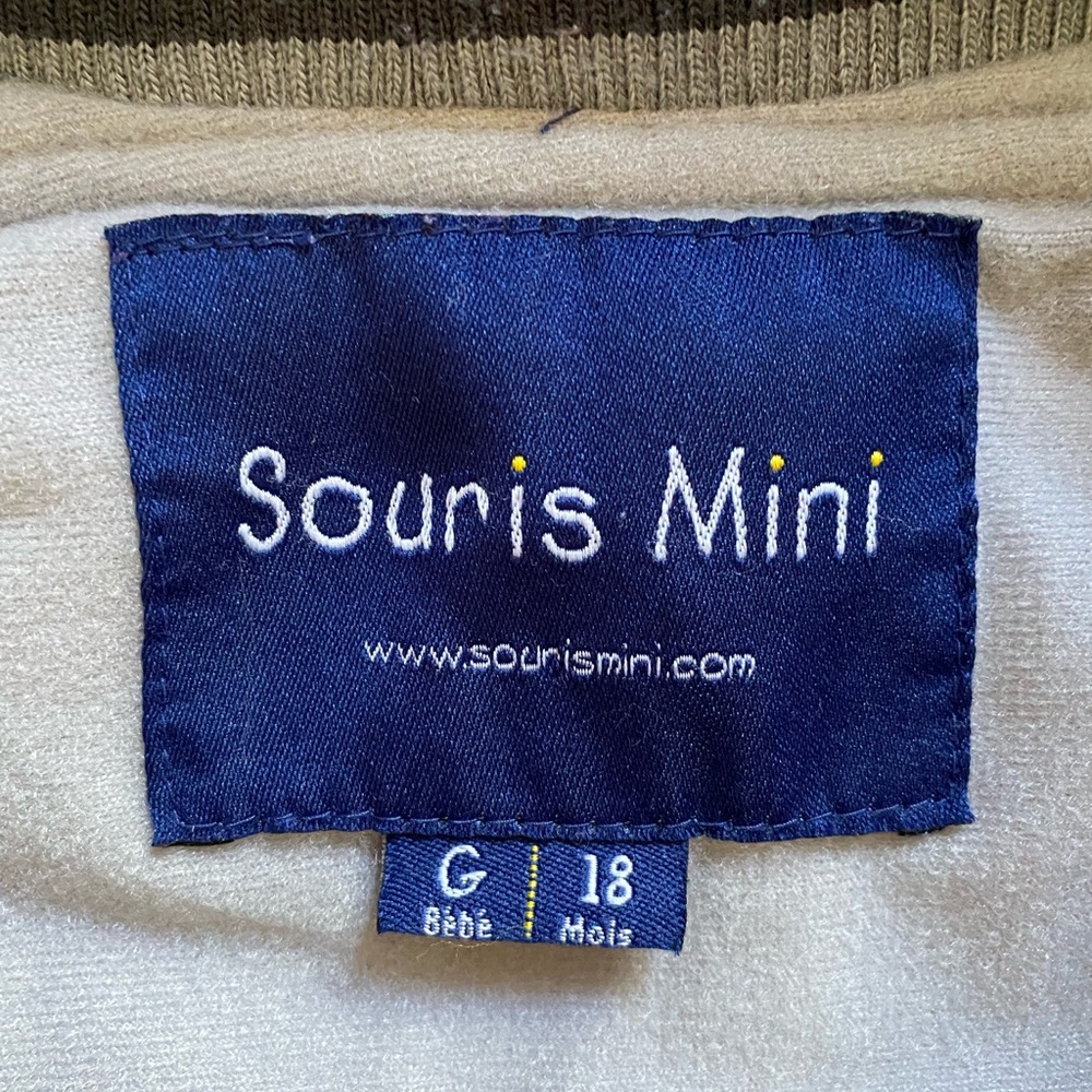 Souris Mini Mid-season Little Boy Red Puffy Coat w/nylon pants and accessories - Picture 4 of 7